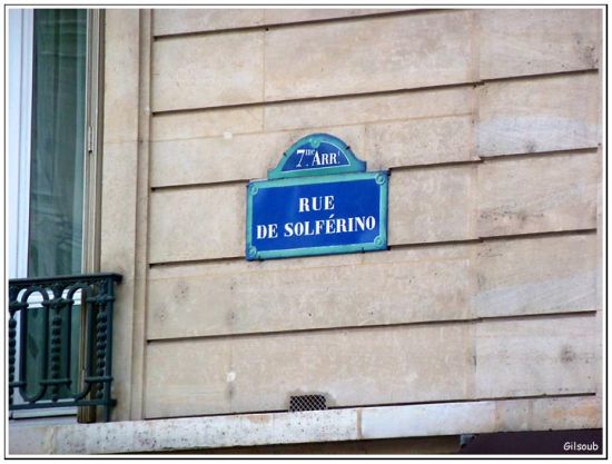 Rue de Solférino...