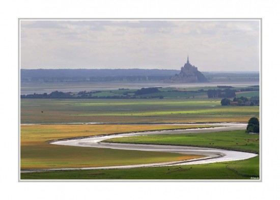 Le Mont vu d'Avranche...