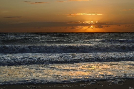 Coucher de soleil à Jullouville