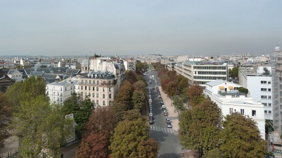 Paris vue du toit de l'observatoire.