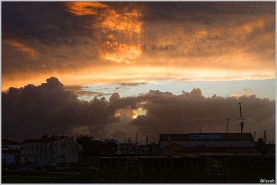 Sur la fin de l'orage -St Martin de Ré -Nov 2019