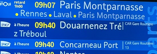 Retard d'une heure