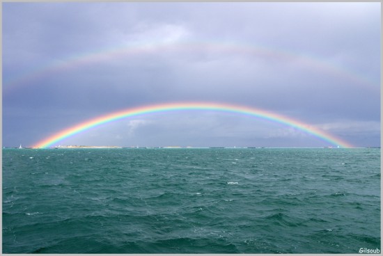 Arc en ciel sur les Glénans - Sept 2025