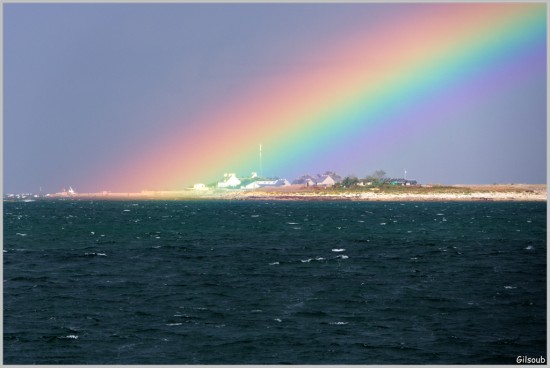 Arc en ciel sur les Glénans - Sept 2025
