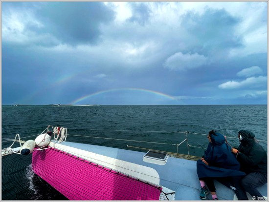 Arc en ciel sur les Glénans - Sept 2025