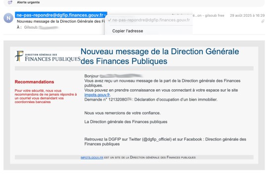 Ceci n'est pas un phishing