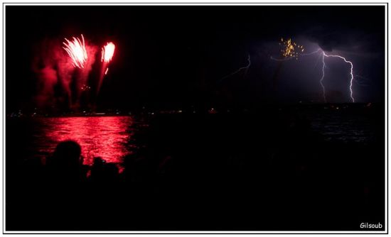 Feu d'artifice à Neuchatel - 1 Aout 2012