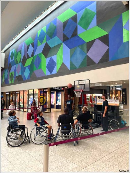 Démonstration basket Fauteuil - Montparnasse aout 24