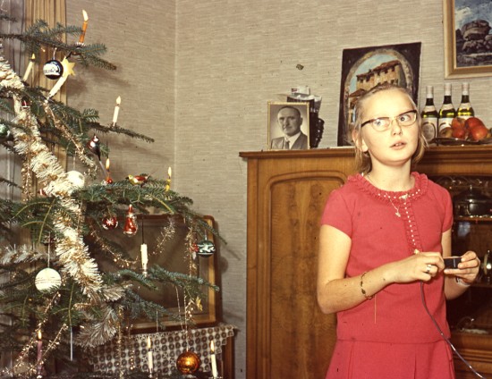 Des bougies et un sapin de Noël - 1967