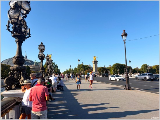 Avant l'éclipse - Paris pont des Invalides 12 Aout 2026