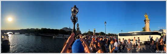 Avant l'éclipse - Paris pont des Invalides 12 Aout 2026
