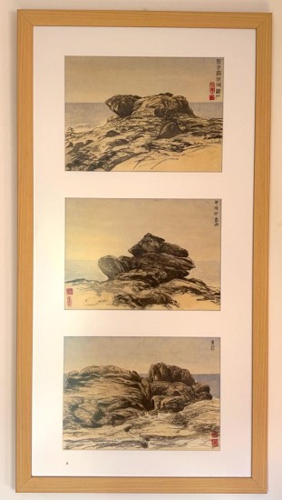 Triptyque - Les rochers de Saint Guénolé par Alain Korkos - 2022