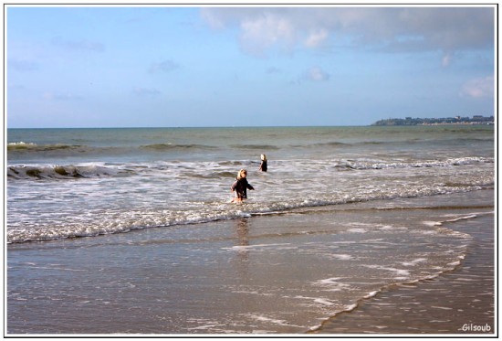 L'heure du bain - Jullouville Mai 2011