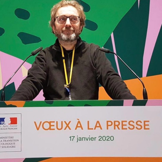 Moi faisant mes voeux à la presse...