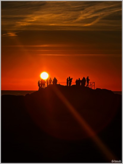 Coucher de soleil au Rocher de St Guénolé - 31 Décembre 2025