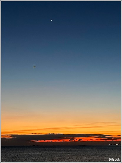 Quand la lune retrouve sa Vénus - Saint Pierre - Mars 25