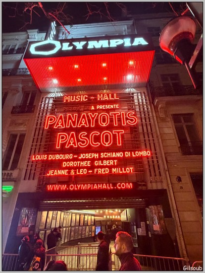Panayotis Pascot à l'Olympia - Janvier 2026