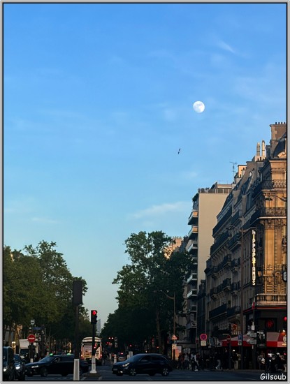 Paris sous la lune - Boulevard Montparnasse Avril 2026