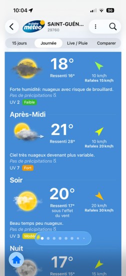 La météo du 20 juin