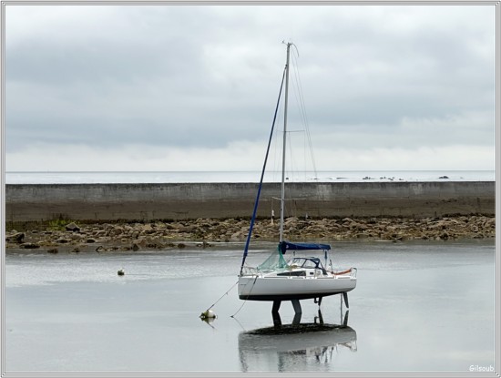BI-quille à l'échouage - Port de Kérity Juin 2026