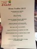 Menu truffé - Puy d'Anché Janvier 2015