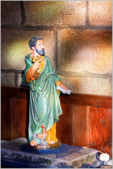 Statue de saint - Chapelle de la joie penmarch Janvier 2026