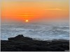 Tempête sur coucher de soleil - Saint Guénolé Décembre 2026
