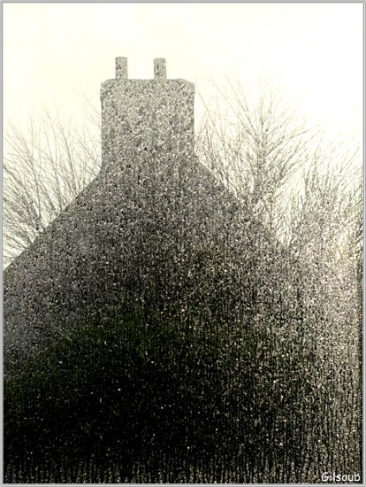 Perle pluie sur vitre sale - Penmarch Mars 2026