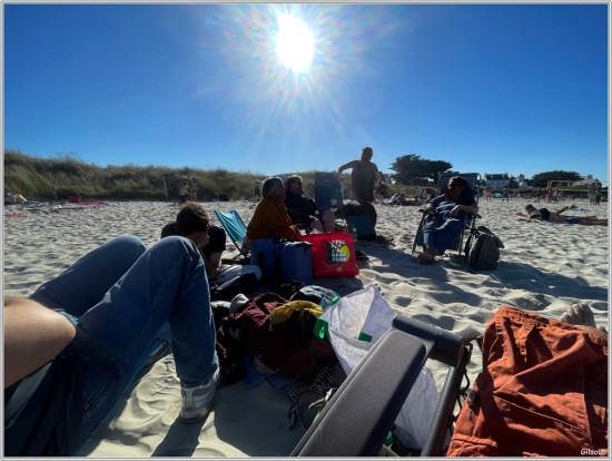 Pic-nique à la plage - Pors Carn Aout 2026