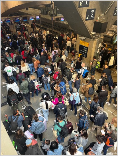 Foule Parisienne - Paris Montparnasse - Mai 2024