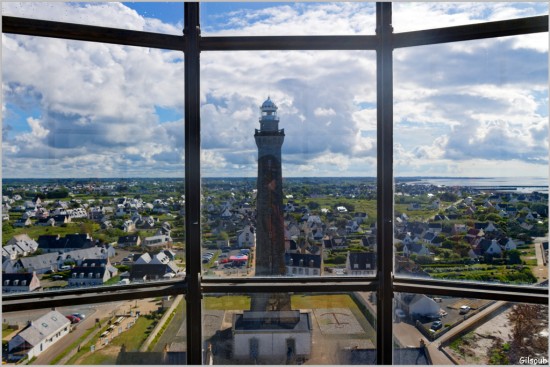 Vu sur le Phare d'Eckmühl depuis la coupole du vieux phare de Penmarc'h - Mai 2026