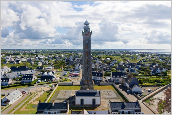 Phare d'Eckmühl vu du haut du vieux Phare de Penmarc'h - Mai 2026