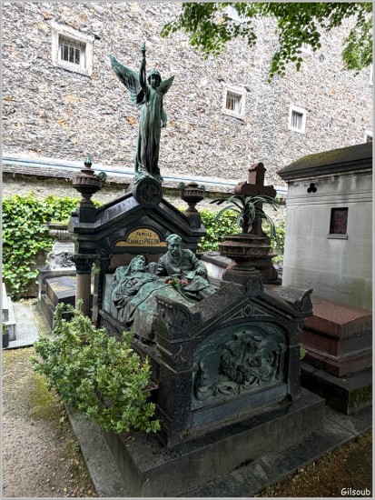Tombe de Charles Pigeon et sa femme - cimetière du Montparnasse  Mai 2026